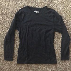 Black Performance Base Layer Long Sleeve Shirt
